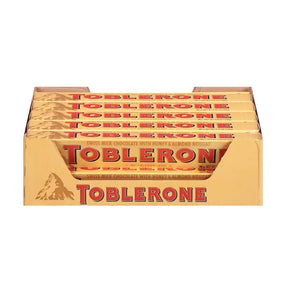 Toblerone, 3.52oz, Milk Chocolate with Honey & Almond Nougat