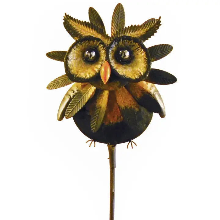 Owl Windmill Stake