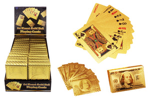 Gold Foil Playing Cards