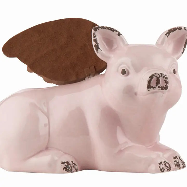 Pig with Wings Figurine