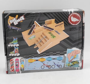 The Limit Skate Park Kit Ramp Fingerboard Mini Finger Skateboard