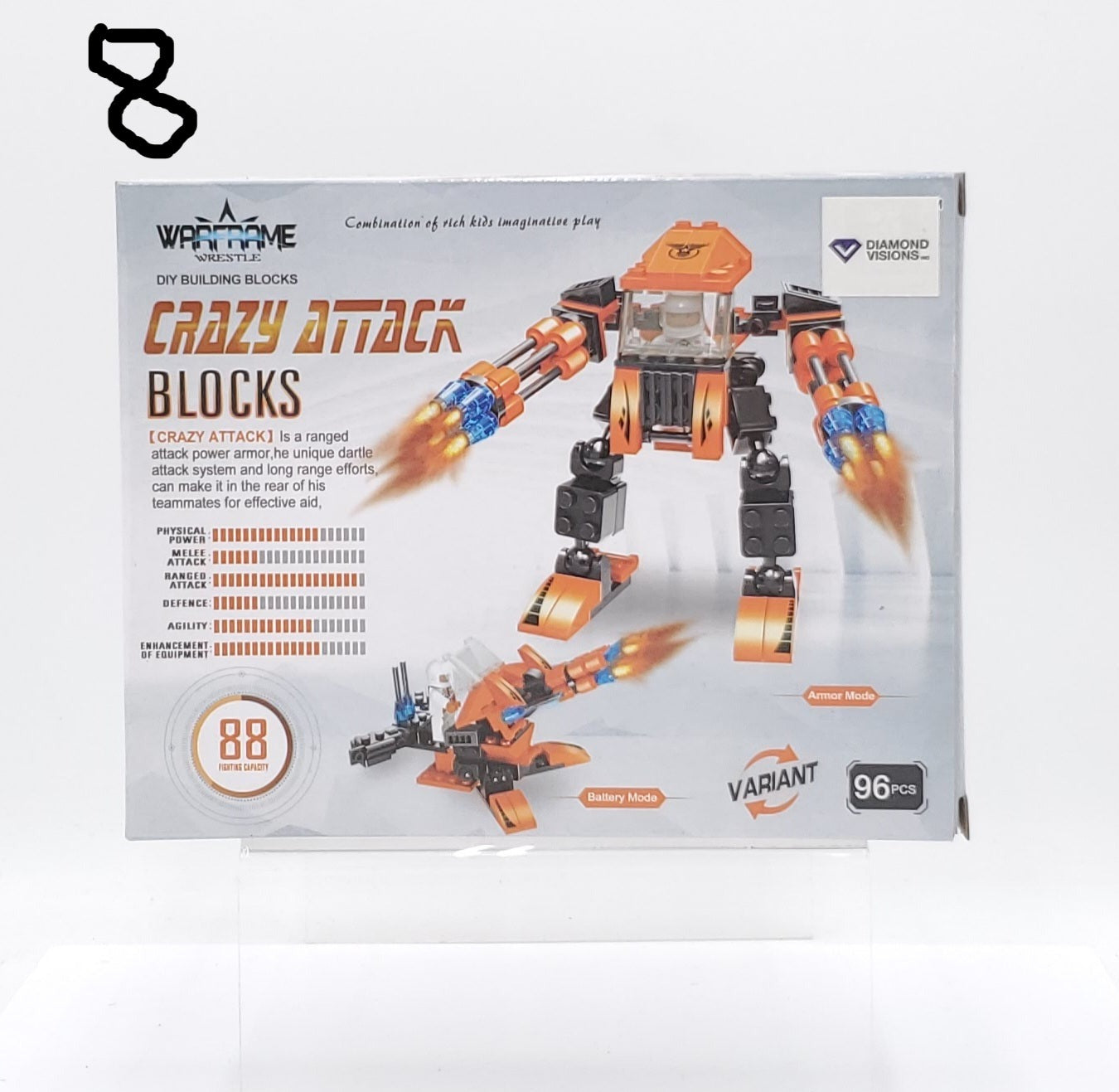 BUILDING BLOCK SET (TRANSFORMER) (88+ PC)