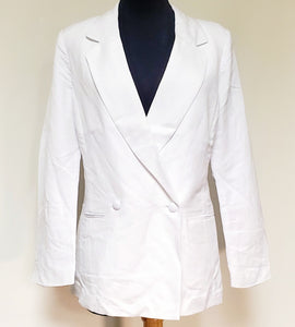 Alfani Spring Forward-Bright White-Blazer Jacket-Women's Size-6