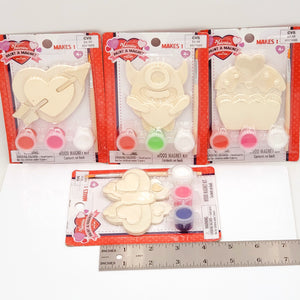 Valentine Paint a Magnet-Wood Magnet Kit