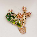 Cactus Brooch