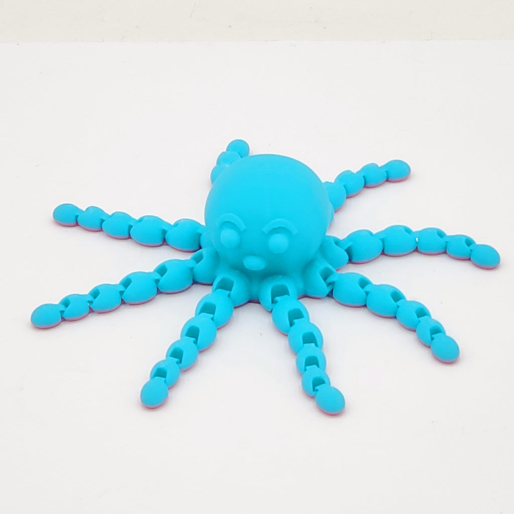 3D Printed Octopus-Blue/Pink