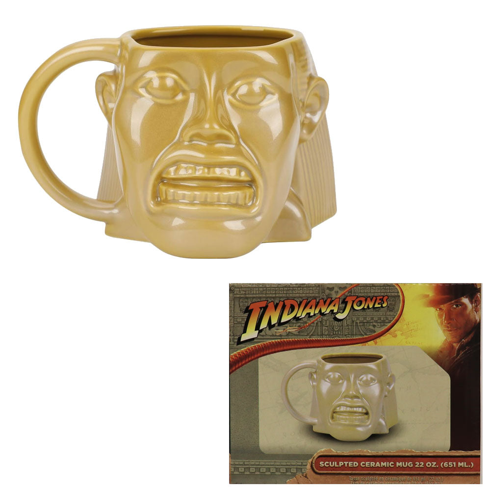 Indiana Jones Golden Idol Sculpted Ceramic Mug 22oz