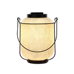 Sea Glass Illuminated Lantern 9"Dx13"H with LED Light