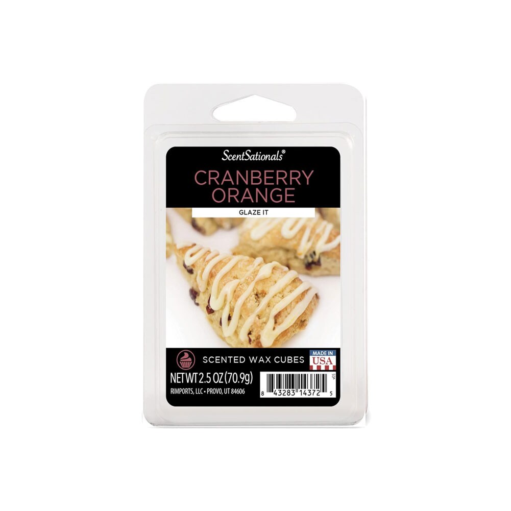 ScentSationals Cranberry Orange Wax Melt 2.5oz