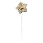 Accent Plus Large Mixed Pattern Flower Metal Garden Stake12"x37"H