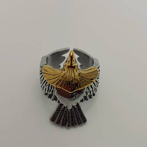 Men's Stainless Steel Eagle Ring  - Various Sizes