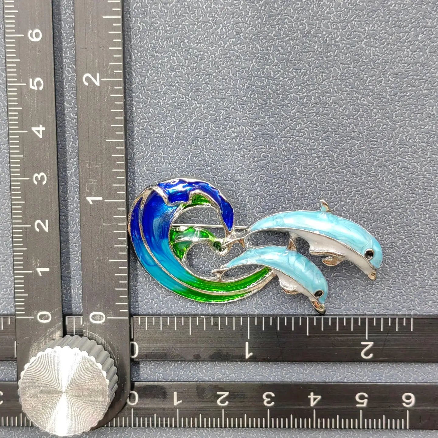 The Dolphin Jumping Out of the Sea Brooch