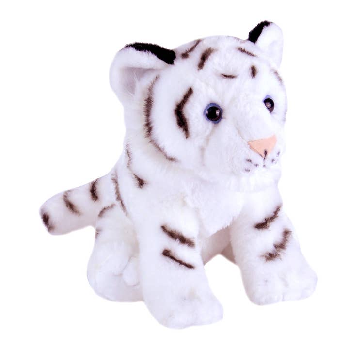 White Tiger Cub Stuffed Animal 12"