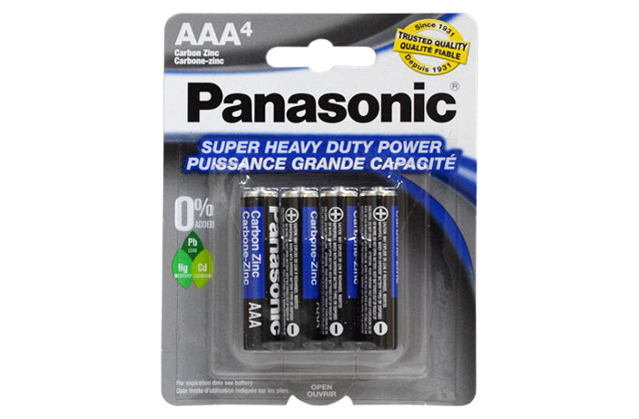 Panasonic® AAA Batteries (4 PK)