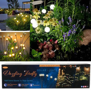 Solasa Lighting - Dazzling Firefly Solar Light Sets - 8 LED Solar Lights