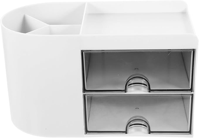 Pen Organizer with 2 Drawers - 3.75" x 4.10" x 3.75"