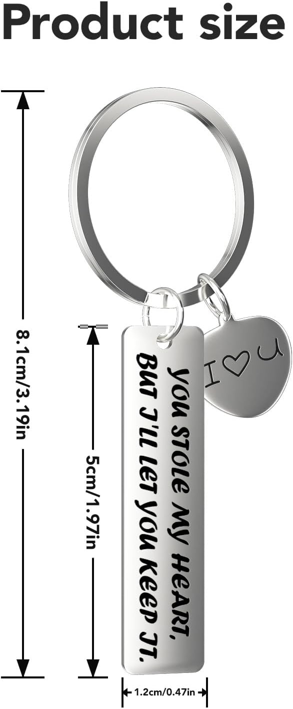 Meatrin Valentine's Day Gift Keychain, Romantic 'I Love You' Gift