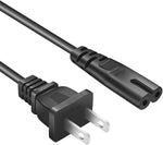 Power Cord 2 Prong Cable 6 Ft