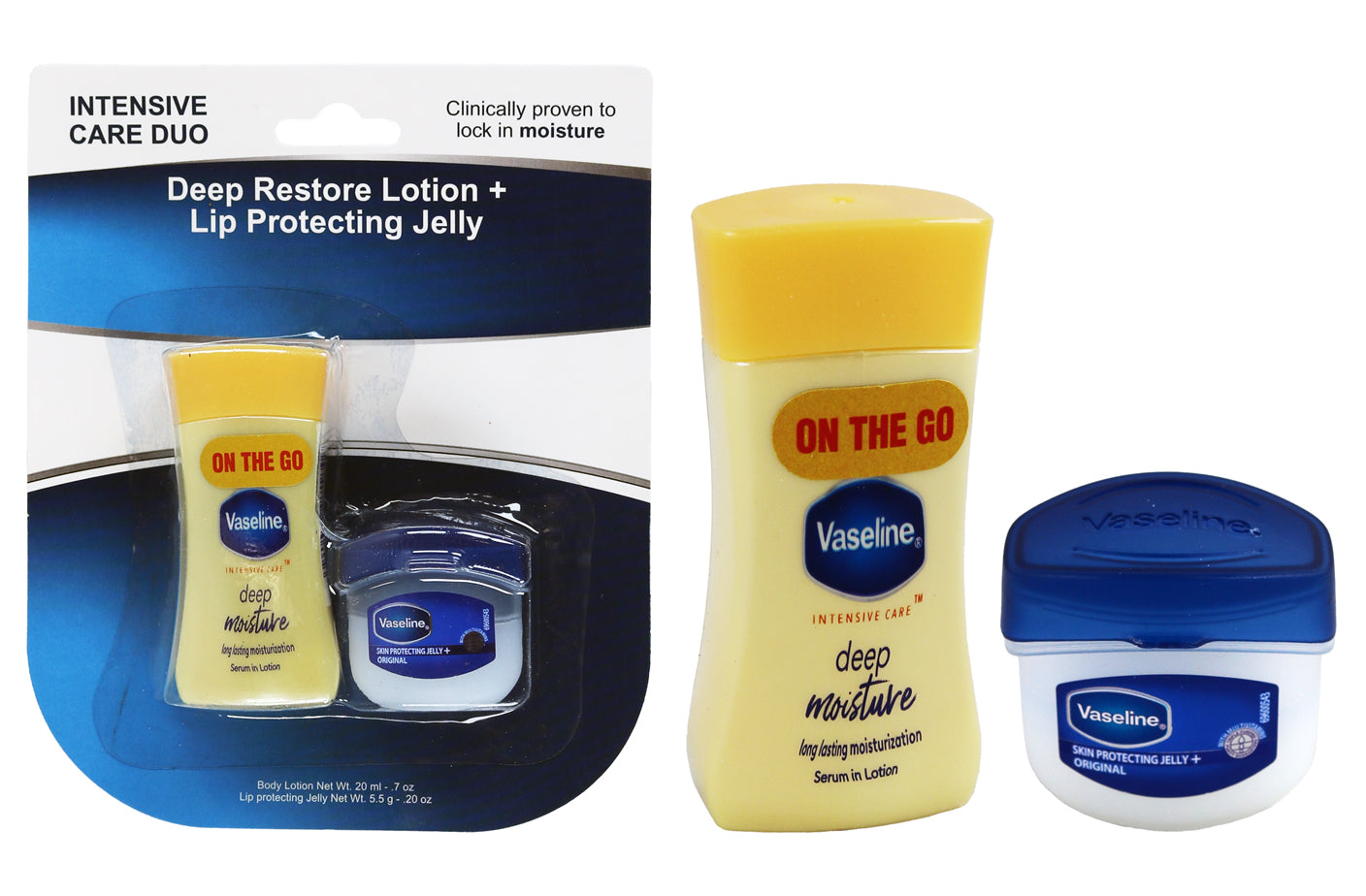 Vaseline® On-the-Go Lotion and Jelly (2 PC)