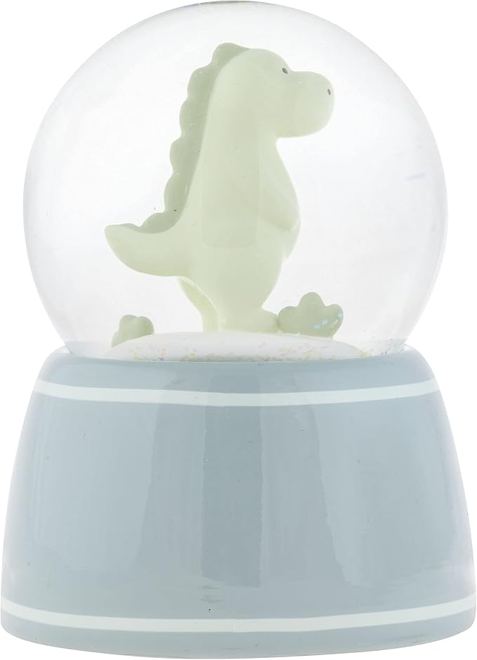 Stephen Joseph, Dino Snow Globe, Blows Shimmer and Lights Up, Nursery, Birthday, Kids Snow Globe