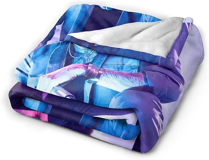 HnnCongc Super Soft Plush Warm Micro-Pile Blanket, Stylish Printed Flannel Blanket, Suitable for Children/Adults