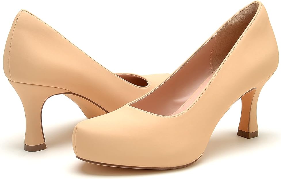 Nude closed heels hotsell