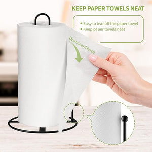 Paper Towel Holder Countertop - Black