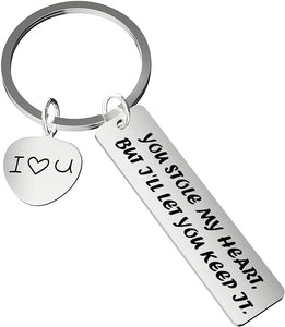 Meatrin Valentine's Day Gift Keychain, Romantic 'I Love You' Gift