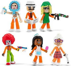 Jailbreak: Hiding in Plain Sight Multipack Six 2.75-Inch Action Figures with Mix and Match, Accessories, and Exclusive Virtual Item Code