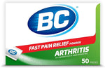 BC Pain Relief Powder, Arthritis Pain, 50 ct (Pack of 1)