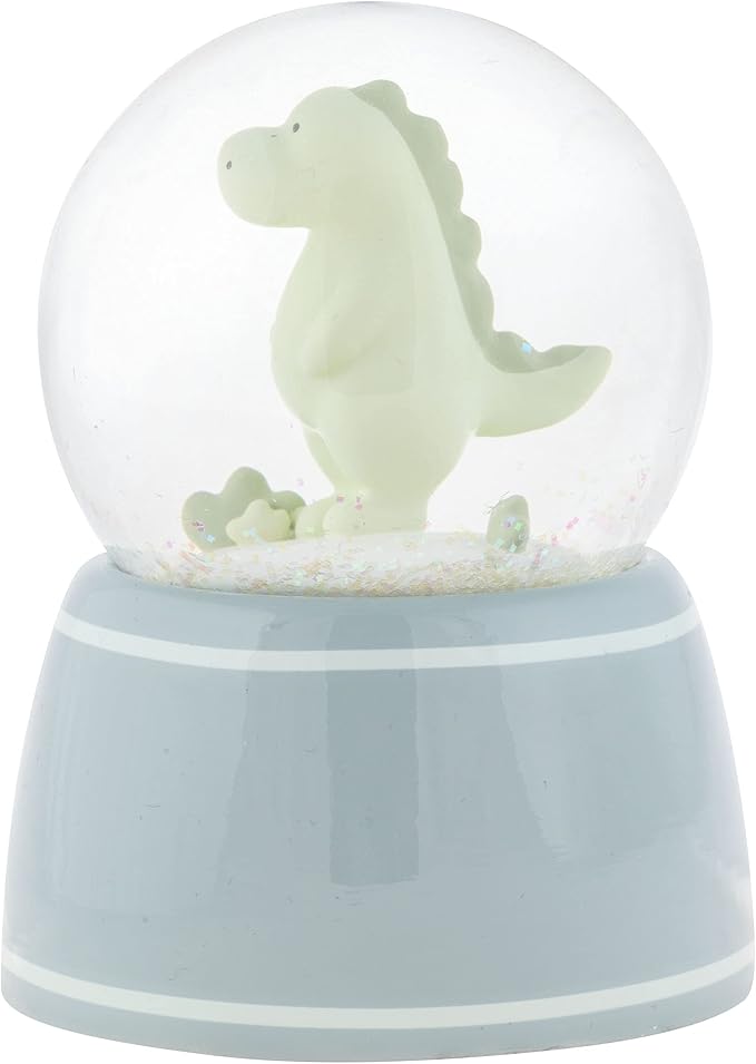 Stephen Joseph, Dino Snow Globe, Blows Shimmer and Lights Up, Nursery, Birthday, Kids Snow Globe