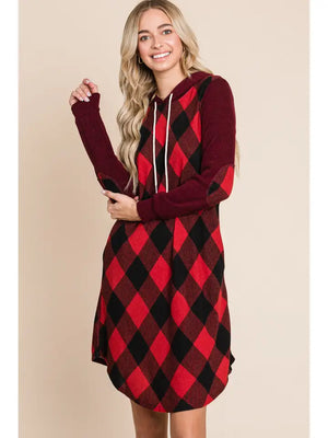 Hoodie Swing Dress