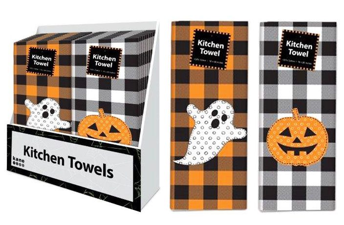 Halloween Kitchen Towel (Cotton) (Embroidered)