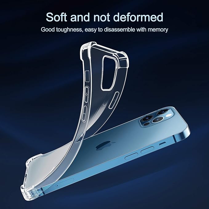 Slim Fit's iPhone 12 Pro,Anti-Yellowing iPhone 12 Pro, Drop Protection iPhone 12 / iPhone 12 Pro, Crystal Clear iPhone 12 Pro clear 12 pro case clear iphone 12 case phone case iphone clear case