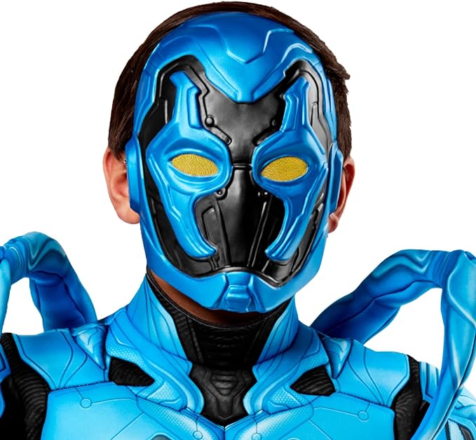 Rubie's Child's DC Blue Beetle Half-Mask Dress-Up, As Shown, One Size