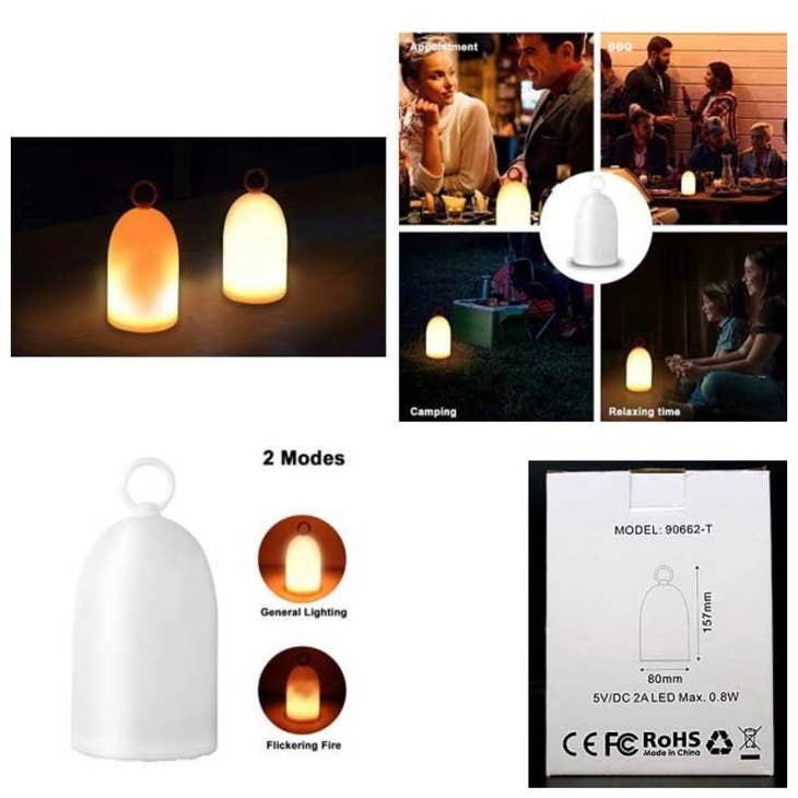 Bell Fire Lights- Nite Lite 2Mode Fire Light/Nite Light