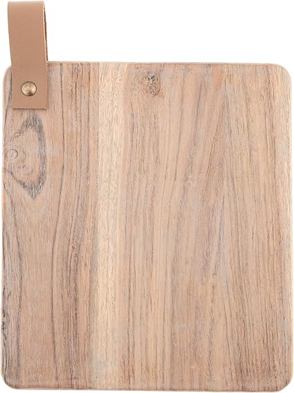 Karma Wood Cutting Board w/Tea Towel Floral, Cotton 8.25"x9.25"x0.50"H, 28"x20"