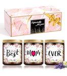 Best Mom Ever - Candle Set - Lavender scented - (3) 7oz Candles