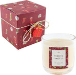 Giftable Holiday Boxed Soy Wax Candle Stockings/Tobacco Bay Leaf