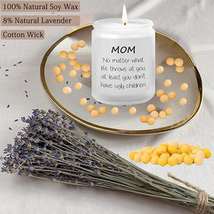 MOM Candle - Mothers Day Gift - Lavender Scented (7oz)