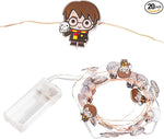 Silver Buffalo Harry Potter Chibi 20ct Decorative String Lights, 7 Feet Long, Warm White LED