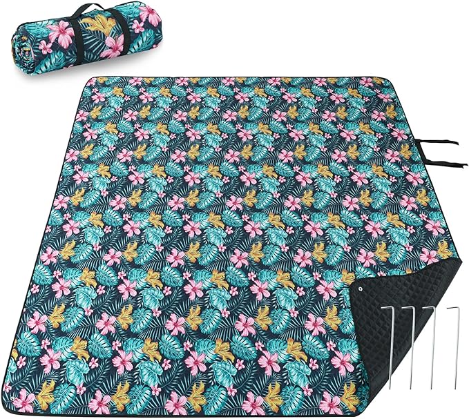 Large Picnic Blankets, Washable Waterproof Foldable Oversized Compact Picnic  Mat for Blanket Beach, Camping on Grass