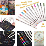 Metallic Color Pen Set - 12Pack Jimiamo