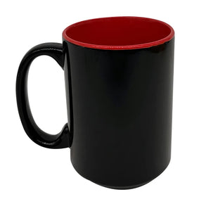 Black & Red 15oz Ceramic Mug