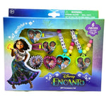 Encanto 6 Piece Jewelry Box Set with Bracelets Rings and Snap Hair Clips