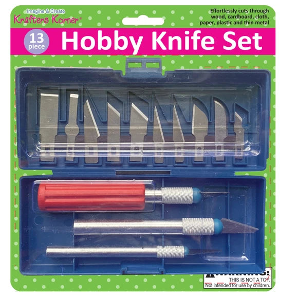 13 Piece Precision Knife Set with Storage Case