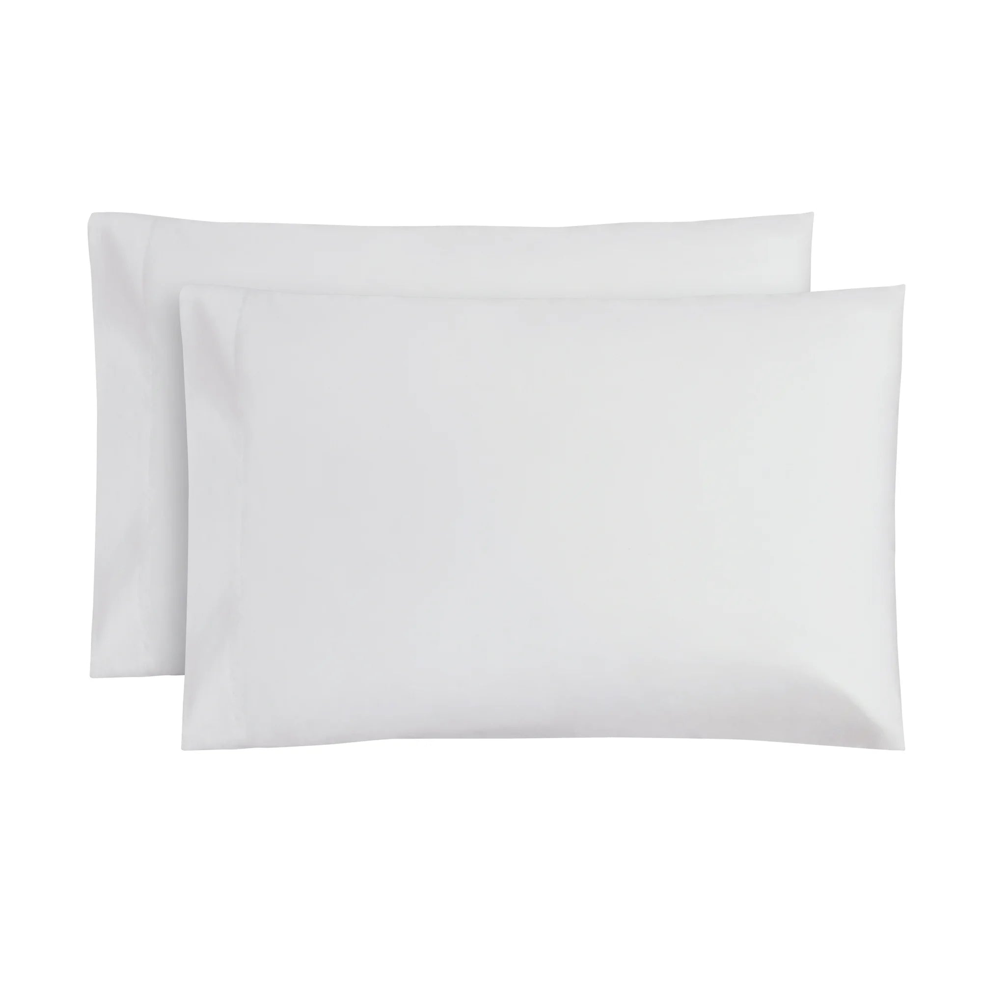 Mainstay - 2Pack Set Of White Queen Size Pillow Cases - Protective Cloth Case