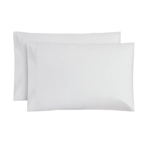 Mainstay - 2Pack Set Of White Queen Size Pillow Cases - Protective Cloth Case