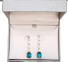 Blue Dangle Earrings