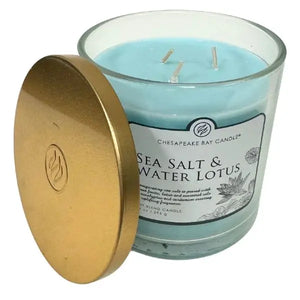 Chesapeake Bay Candles - 14OZ 3Wick SeaSalt and Water Lotus Scent